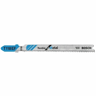 T118ef 3-5/8 In. Bi-metal T-shank Jig Saw Blade 14-18 Tpi (5-pack)