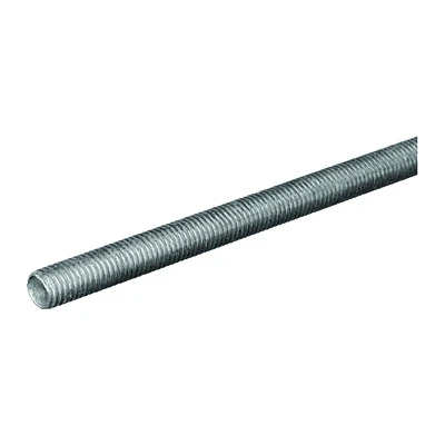 Threaded Rod, Zinc Plated Steel, 11 TPI, 5/8 x 72 In.