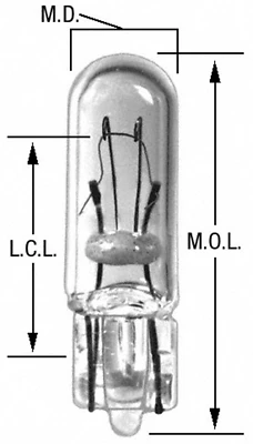 BP37 Standard Series Instrument Panel Light Bulb
