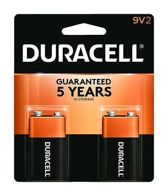 Alkaline Batteries, 9V, 2-Pk.