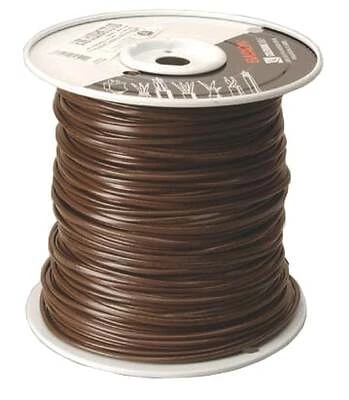 Thermostat Wire, 18/5, Brown Vinyl, 250 Ft. Spool