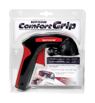 Rust-Oleum 241526 Comfort Spray Paint Grip, Black, Single