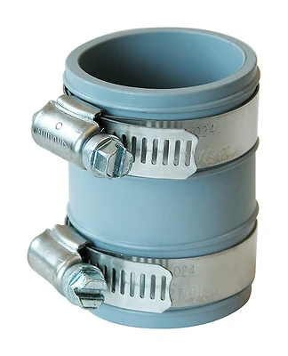 Fernco PTC-150 Tubular Drain Pipe Connector, 1-1/2 x 1-1/4 In.