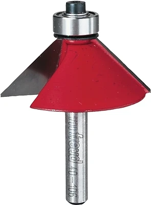 Freud 40-106 Carbide Chamfer Router Bit, 1-3/4 In. Dia., 1/4 In. Shank