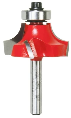 Freud 34-114 Carbide Round Over Router Bit, 1-3/8 In. Dia., 1/4 In. Shank
