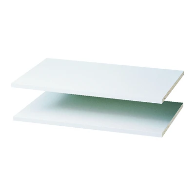 Easy Track RS1423 Wood Closet Shelf, 14 In. L x 23-7/8 In. W, 2 Pk