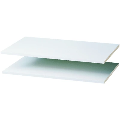35 In. W X 14 In. D Laminated Closet Shelf, White, 2-pack, Model Rs1436