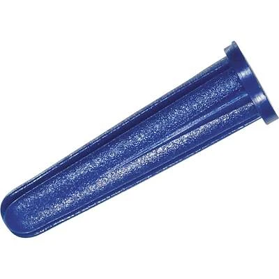 Wall Anchors, Conical Plastic, 6-8 x 3/4-In., 16-Pk.