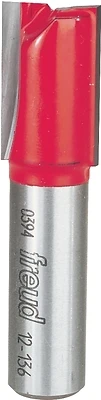 Freud 12-136 Carbide Straight Router Bit, 5/8 In. Dia., 1/2 In. Shank