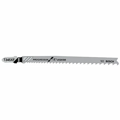 Bosch T345XF T-Shank Jigsaw Blade Set, 5-1/4 In., 5-10 TPI, 5-Pk.