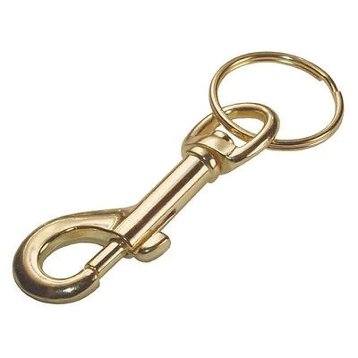 Cd Brass Belt Snap Key Ring With Swivel Hook - Durable And Versatile Accessory