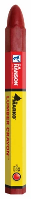 El Marko Red Traditional Lumber Crayon For Wood, Metal, And Concrete