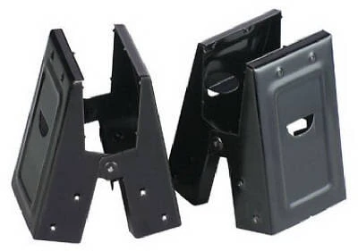 Pair Of Medium-duty Steel Sawhorse Brackets For 2x4 Lumber