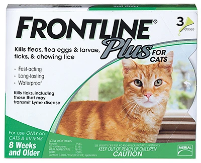 3PK Cat Frontline Plus 287410