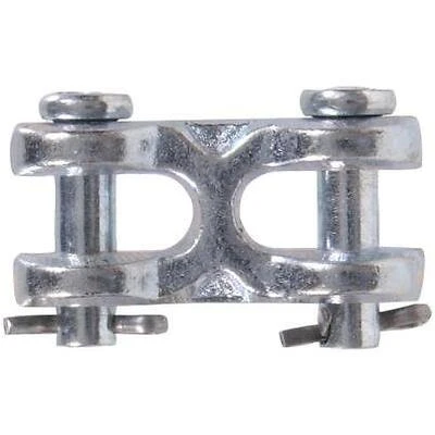 5/8-inch Double Clevis Link, Zinc Forged Steel For Industrial Applications