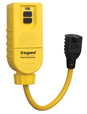 Portable Gfci Receptacle With 1' Cord, 125-volt, 15-amp