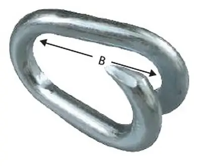 5/16 × 1/2 in. Zinc‑Plated Chain Repair Link – Hillman 321688