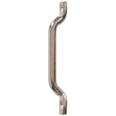 Heavy‑Duty Nickel‑Plated FG Strap Loop – Dual‑Piece Fastening Hardware