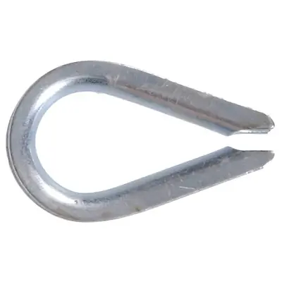 3/4" Heavy‑Duty Steel Wire Rope Thimble – Marine‑Grade Rigging Hardware