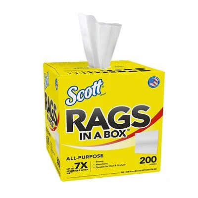 Scott 75260 Painter's Rag, White, 200-Pack