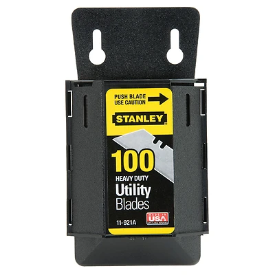 Stanley 11-921K Heavy-Duty Utility Blades, 2-7/16 In., 100-Pack