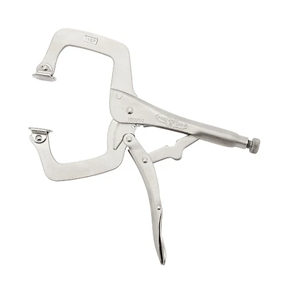 Irwin 20 C-Clamp With Swivel Pads, 3-3/8 In. Max Opening
