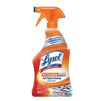 Lysol 1920079556 Antibacterial Kitchen Pro Cleaner, Citrus, 22 Oz