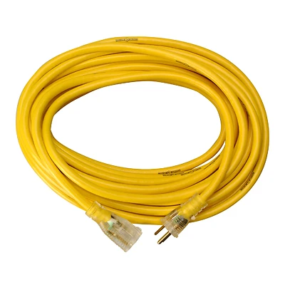 Yellow Jacket Extension Cord, 15A 12-Gauge, 50 Ft.