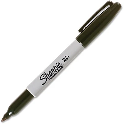 Sharpie 35010 Permanent Marker, Fine Lead/Tip, Black Lead/Tip