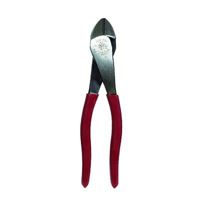 Klein Tools D248-8 Diagonal Cutting Plier, 8-1/16 in OAL, 3/4 in Cutting Capacity, 3/4 in Jaw Opening, Red Handle