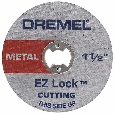 Dremel EZ Lock Series EZ456 Cut-Off Wheel, 1-1/2 in Dia, 0.045 in Thick, 1/8 in Arbor