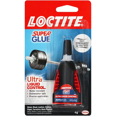 Loctite 1647358 Super Glue Ultra Control Liquid, 4 g