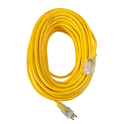 Yellow Jacket Extension Cord, 15A 12-Gauge, 100 Ft.