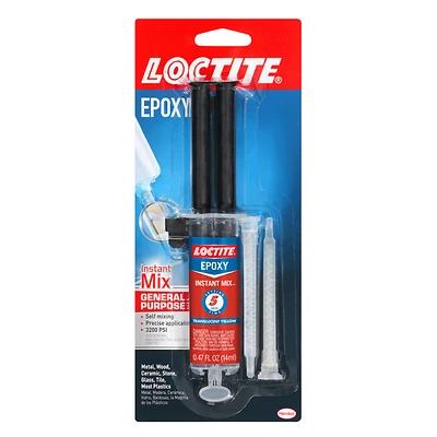 Loctite 1365868 Instant Mix Epoxy 5 Minute Syringe, 0.47 Oz