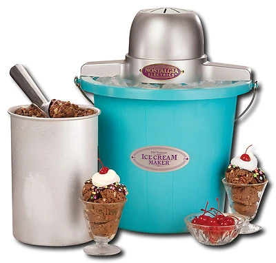 Nostalgia Vintage Collection 4-Quart Electric Ice Cream Maker