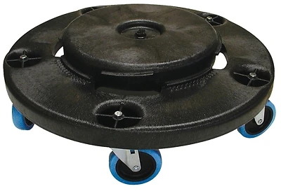 264000bla Brute Container Dolly, 250 Lb Capacity, 18 X 5-1/4 In, Black