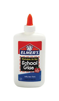 Elmer's Washable School Glue, Polyvinyl Acetate Homopolymer, 7-5/8 Oz. (225 Ml)