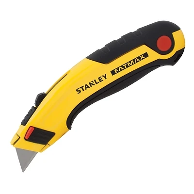 STANLEY Fatmax 10-778 Utility Knife, 2-7/16 in L Blade, 1-3/8 in W Blade, Carbon Steel Blade, Ergonomic Handle