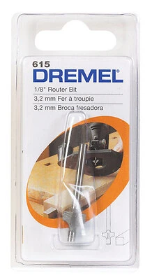 Dremel 615 Corner Rounding Router Bit, 1/8 In. Shank, HSS