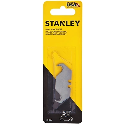 STANLEY 11-983 Hook Blade, 1-7/8 in L, Carbon Steel, 2-Point