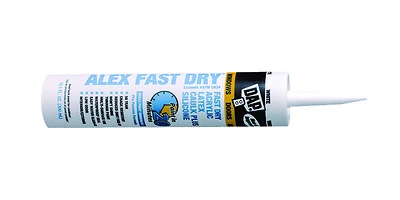 Dap 18425 Alex Fast Dry Caulk, Paintable in 20 Minutes, 10.1 oz