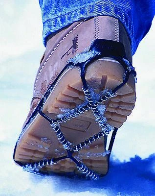 Yaktrax 08601 Walker Shoe Traction Device, Black, Unisex Small