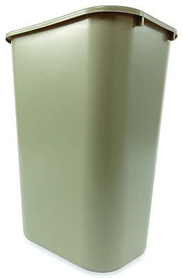 2957 Fg295700beig 41.25 Qt Beige Plastic Waste Basket, 19-7/8 In Height