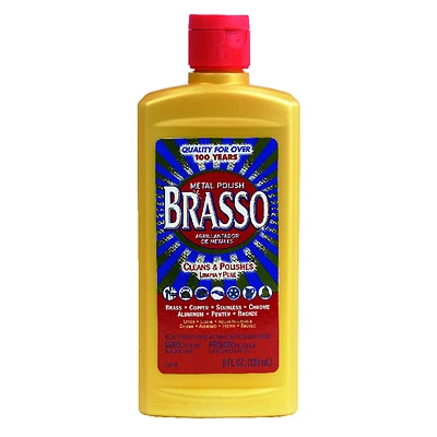 Brasso 2660089334 Metal Polish, Ammonia-Based, 8 Oz.