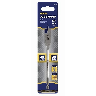 Irwin 88810 Speedbor Spade Drill Bit, 5/8 In., 6 In. OAL