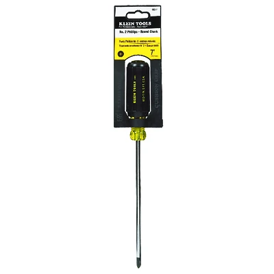 Klein Tools 603-7 #2 Phillips Screwdriver, Cushion-Grip, 7 x 11-5/16 In.