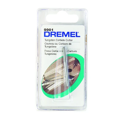 Dremel 9901 Cutter, 1/8 in Dia, 1-1/2 in L, 1/8 in Dia Shank, Tungsten Carbide