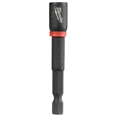 Milwaukee 49-66-4532 Shockwave Magnetic Nut Driver, 1/4 In. x 2-9/16 In.