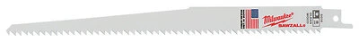 Milwaukee 48-00-5016 Reciprocating Saw Blade, 3/4 in W, 9 in L, 6 TPI, Bi-Metal Cutting Edge