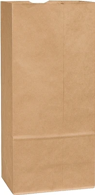 Duro Bag 80076 BBL Sack Kraft Paper Grocery Bags, 12x7x17 In, 500 Ct